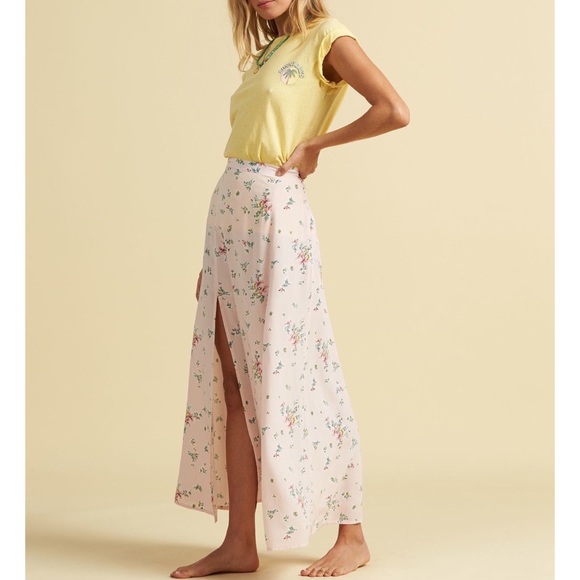 Billabong x Salty Blonde Floral Maxi Skirt - Picture 4 of 13